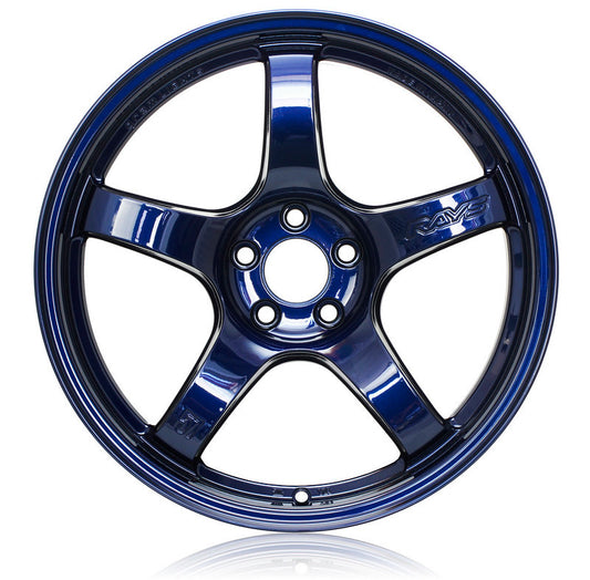 Gram Lights 57CR 18x9.5 +38 5x120 Eternal Blue Pearl Wheel (Price per wheel)