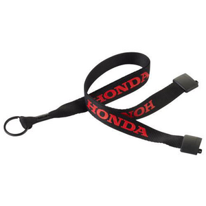 Honda Lanyard Black with Red Letters