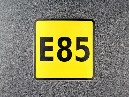 E85 Square Decal Sticker (Glossy)