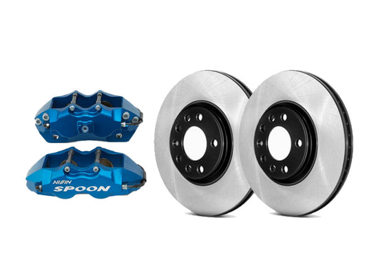 Spoon Sports Brake Calipers and 4x100 Rotors Package for 4 lugs Civic Integra