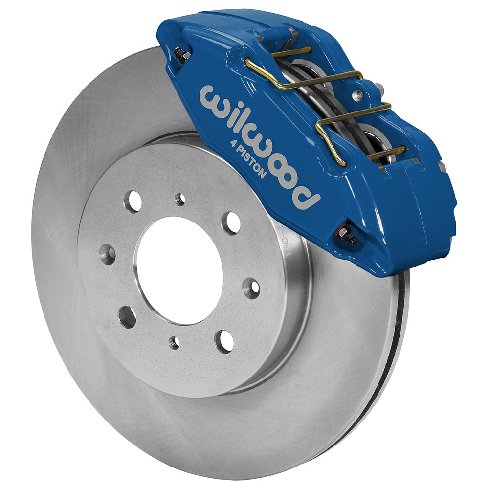 Wilwood DPHA Front Caliper & Rotor Kit Honda / Acura w/ 262mm OE Rotor - Competition Blue | 140-12996-CB