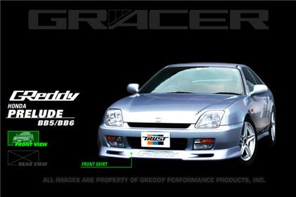 GReddy 97-01 Honda Prelude Urethane Front Lip Spoiler