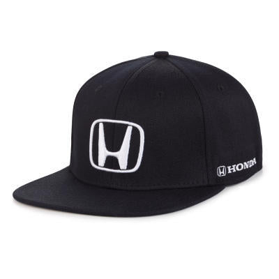 Honda Black Flat Bill Cap