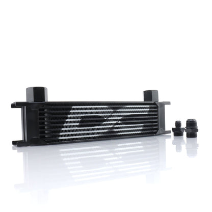DC Sports Oil Cooler -6 Fittings DC SPORTS 10 ROW UNIVERSAL OIL COOLER; BLACK
