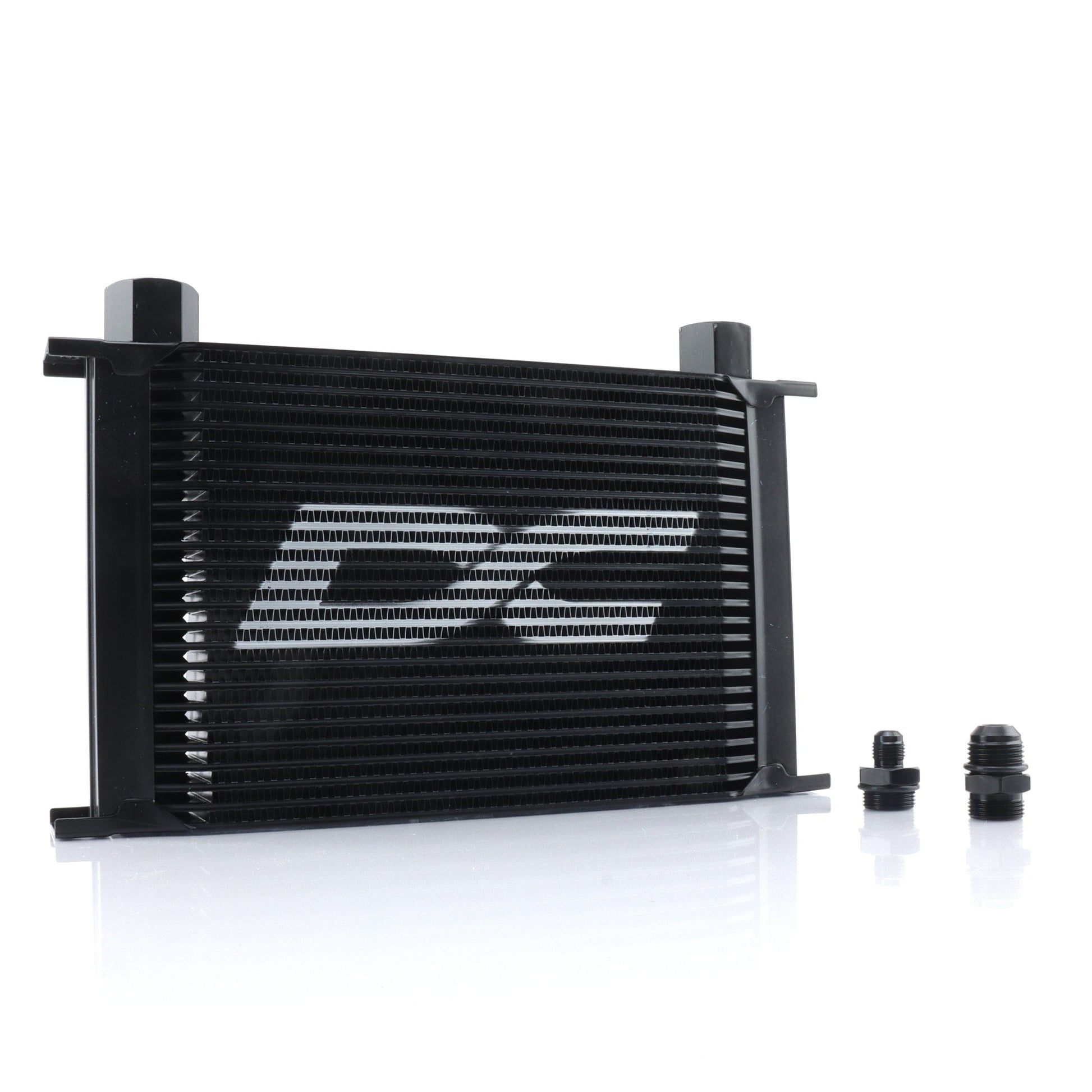 DC Sports Oil Cooler -6 Fittings DC SPORTS 25 ROW UNIVERSAL OIL COOLER; BLACK