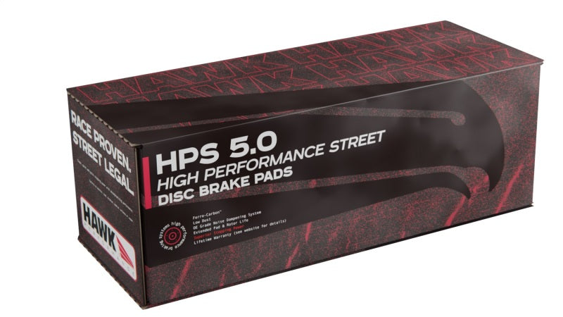 Hawk HPS 5.0 Rear Brake Pads for 17-21 Civic Type-R FK8| HB900B.572