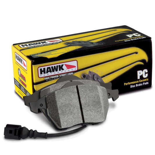 Hawk Ceramic Street Rear Brake Pads for 06-11 Civic Si / 97-01 Integra Type-R / 02-06 RSX / 04-08 TSX / 03-07 Accord / 97-01 Prelude / S2000| HB145Z.570